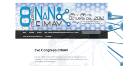 Desktop Screenshot of congreso.cimav.edu.mx