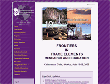 Tablet Screenshot of icobte2009.cimav.edu.mx