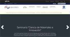 Desktop Screenshot of cimav.edu.mx