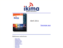 Tablet Screenshot of ikima.cimav.edu.mx